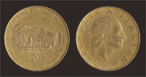 200 lire 1989 arsenale - 200,