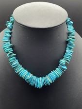 Collana 16" turchese naturale
