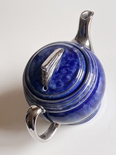 Faro Art Deco Blue And Silver