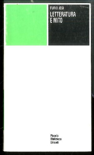 Letteratura mito jesi - mito,