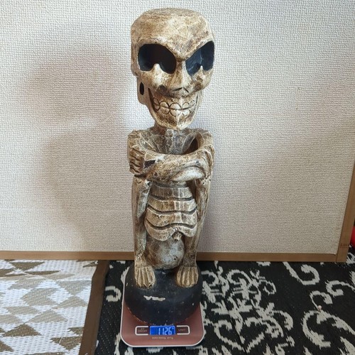 Scultura scheletro legno - scheletro,