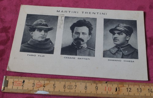 Cartolina martiri trentini - martiri,