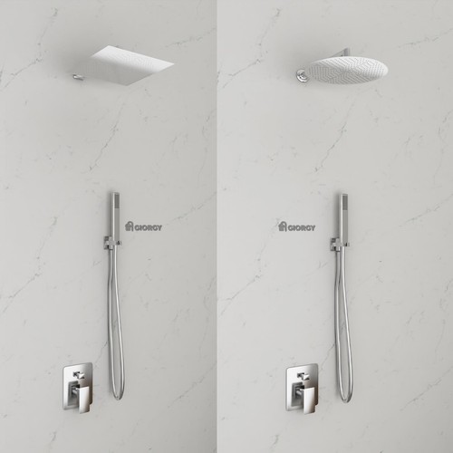 Kit doccia soffione inox - doccia, slim