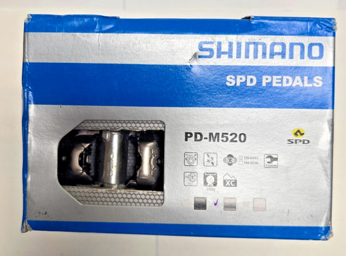 Pedali mtb shimano m520 spd - mtb,
