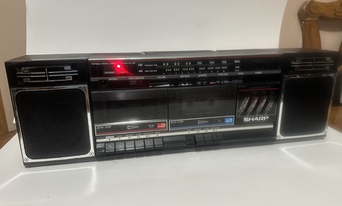 Vintage boombox sharp - vintage,