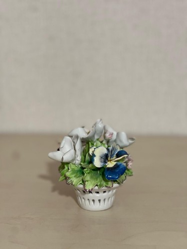 Cestino fiori porcellana - cestino,