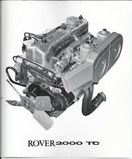 ROVER 2000 TC ENGINE 1966 B/W
