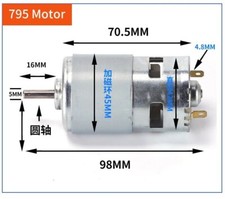 Motore 12 V 20.000 giri/min ad