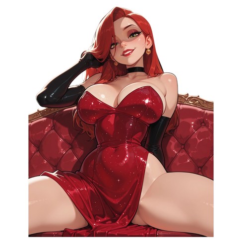 Adesivo vinile jessica rabbit - adesivo,