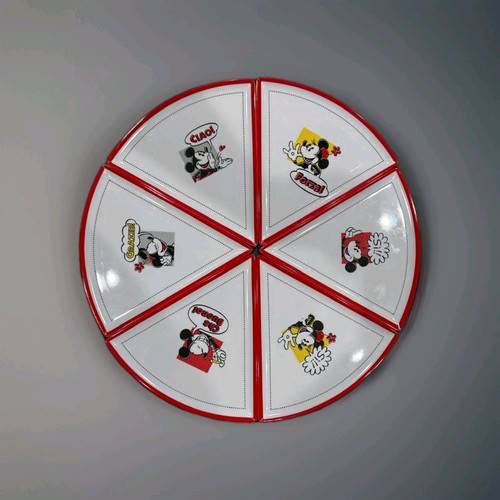 Set piatti pizza disney - set,
