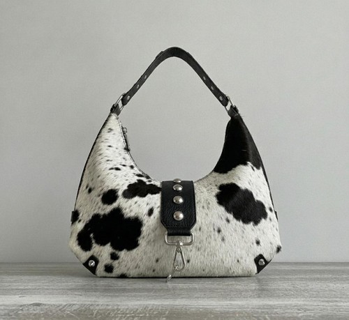 Borsa hobo vera pelle - , capelli