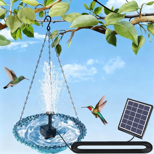 Solar bird bagno appeso con - solar,