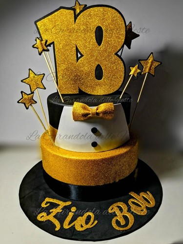 Torta finta per anni - finta,