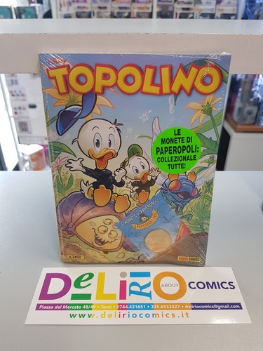 Topolino 3400 moneta - topolino, +