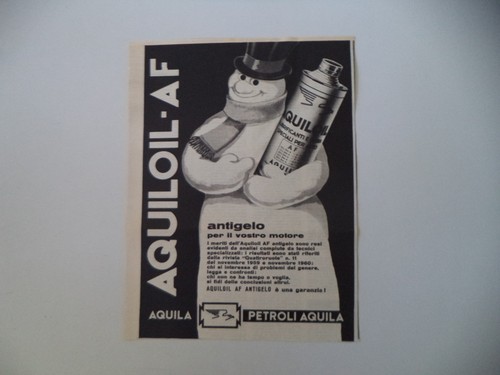 Advertising pubblicità 1961 - advertising,