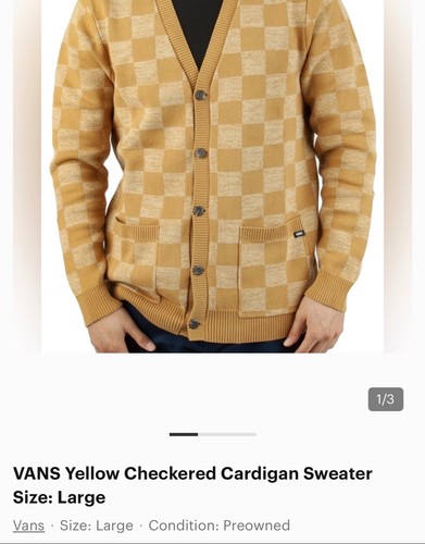 Cardigan vans scacchi nuovo - cardigan, nuovo.