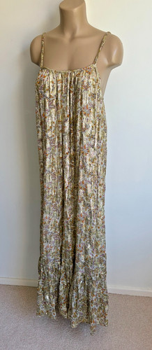 Maxi abito zara - zara, oro
