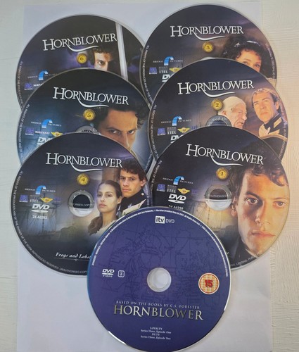 Hornblower dvd lot naval - hornblower, 7