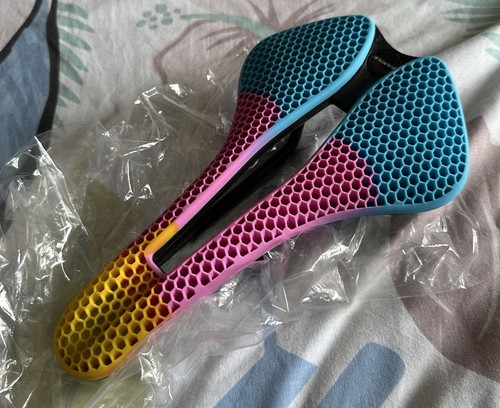Sella bici multicolore con
