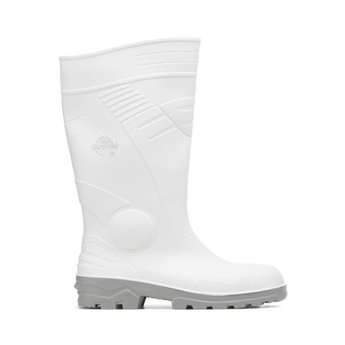 Stivale bianco gommato dyablo - bianco,