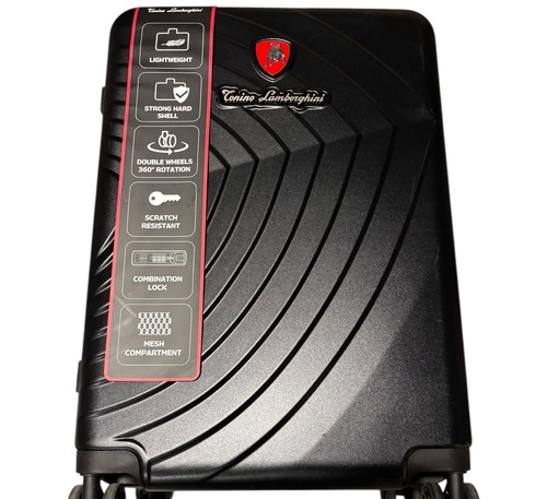 Valigia nera lamborghini cm - nera, 64