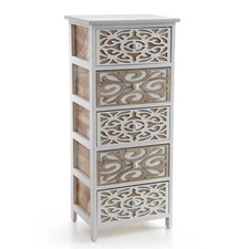 CASSETTIERA IN LEGNO DECORATO