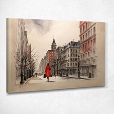 Quadro Moderno Città Astratto