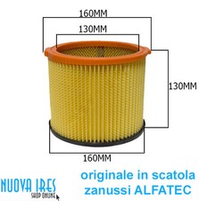 FILTRO BIDONE ASPIRAPOLVERE ALFATEC ORIGINALE ASPIRATUTTO CARTUCCIA