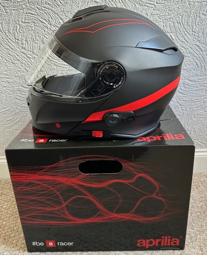 Aprilia casco modulare nero - casco,