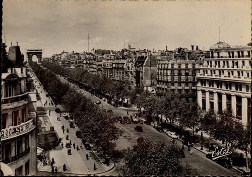 Cartolina rppc avenue des - cartolina,