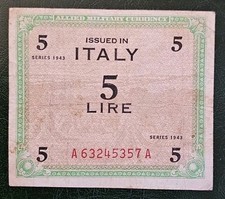 BIGLIETTO DA 5 LIRE Am
