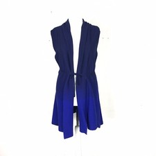Cardigan da donna lungo blu