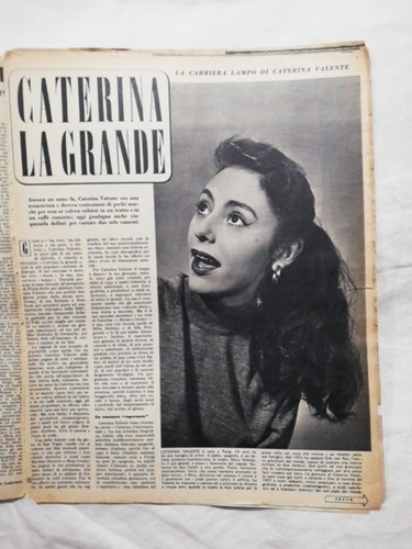 Caterina valente carriera - valente,