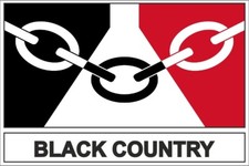 Autoadesivo Bandiera Regno Uni Black Country