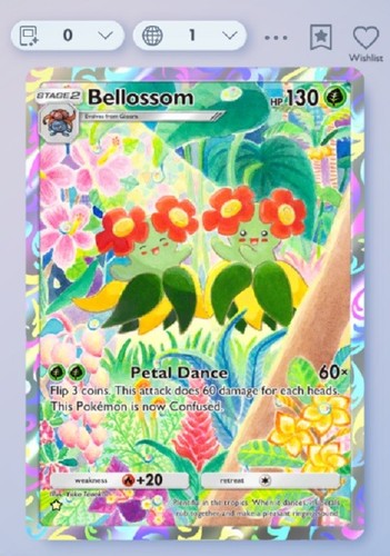 Pokemon tcg pocket bellossom - tcg,