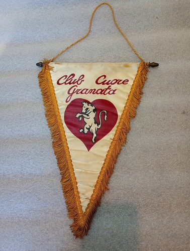 Gagliardetto cuore granata - gagliardetto,