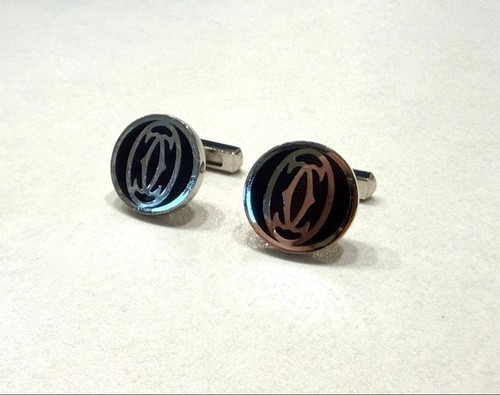 Gemelli cartier nero argento - cartier,