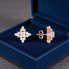 Orecchini Pave 0,50 Cts F/VS1