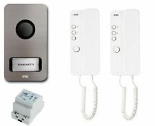 OFFERTA Kit citofonico Bifamiliare Urmet 2 famiglie kit citofono Urmet 1122/602