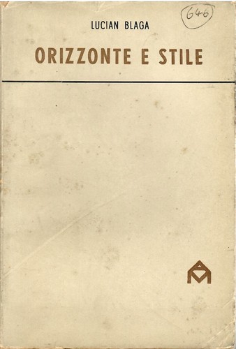 Blaga lucian orizzonte - blaga,