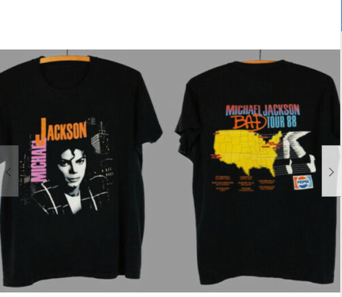 Maglia michael jackson bad - maglia,