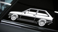 Adesivo ford fiesta xr2 sagoma - adesivo,