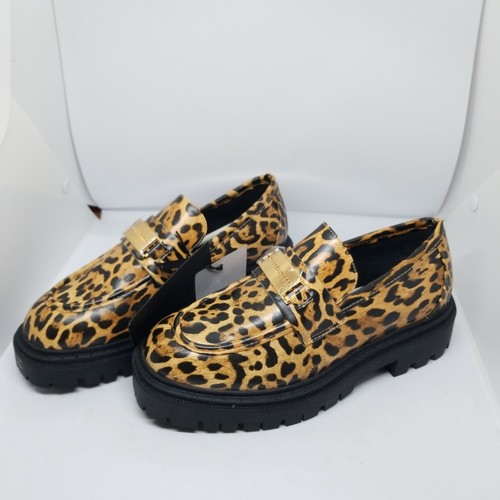 Scarpe mocassini leopardati