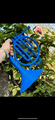 Blue french horn - how, i