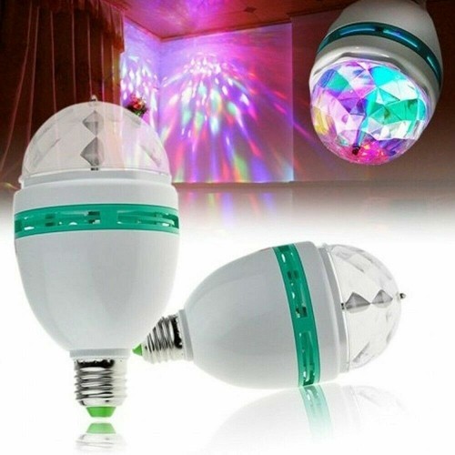 Lampada lampadina rotante - lampadina, rgb