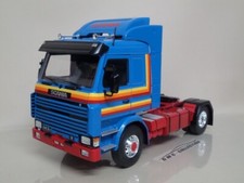 SCANiA 143M 470 TOP LiNE 1987 BLU BLUE CAMiON TRATTORE STRADALE TRUCK MCG 1/18