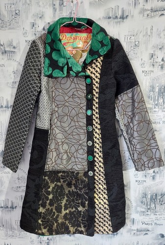 Desigual coat multicolor - coat,