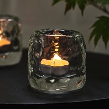 IKEA STOCCOLMA 2025 Portacandele Vetro Trasparente 8 cm (3") 605.904.96 NUOVO