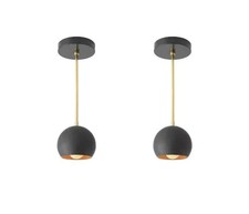 Coppia di lampade da soffitto