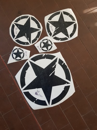 Adesivi stelle jeep - adesivi, 5